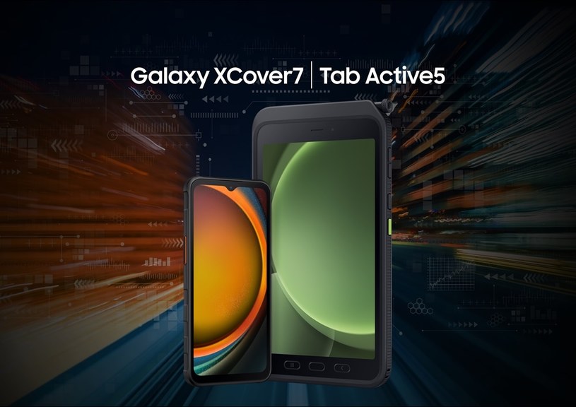 Samsung Galaxy XCover7 i Tab Active5 to urządzenia gotowe na trudne warunki pracy /Samsung /materiały prasowe
