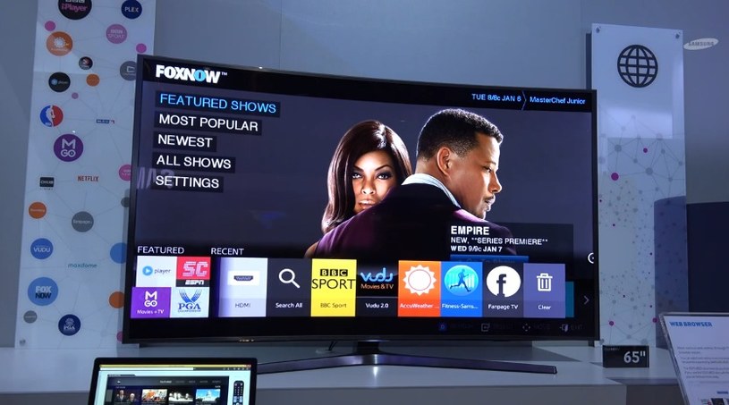 Samsung podczas targów CES 2015 zaprezentował nowe telewizory i system Tizen /materiały prasowe