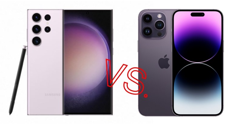 Samsung S23 Ultra lepszy od iPhone'a 14 Pro Max? Starcie tytanów /Samsung/Apple /materiały prasowe