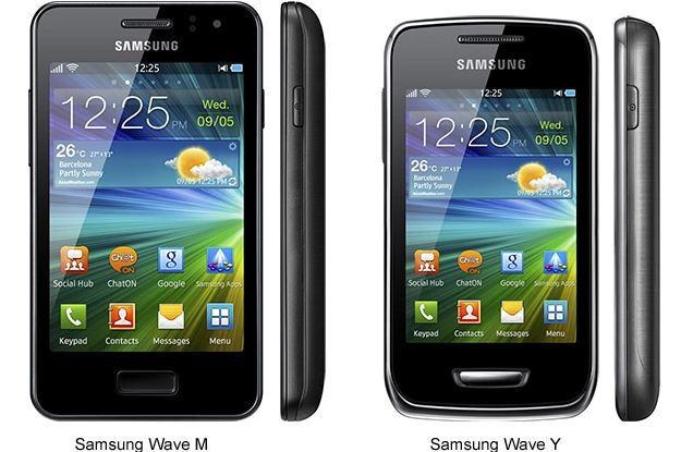 Samsung Wave M i Wave Y /materiały prasowe