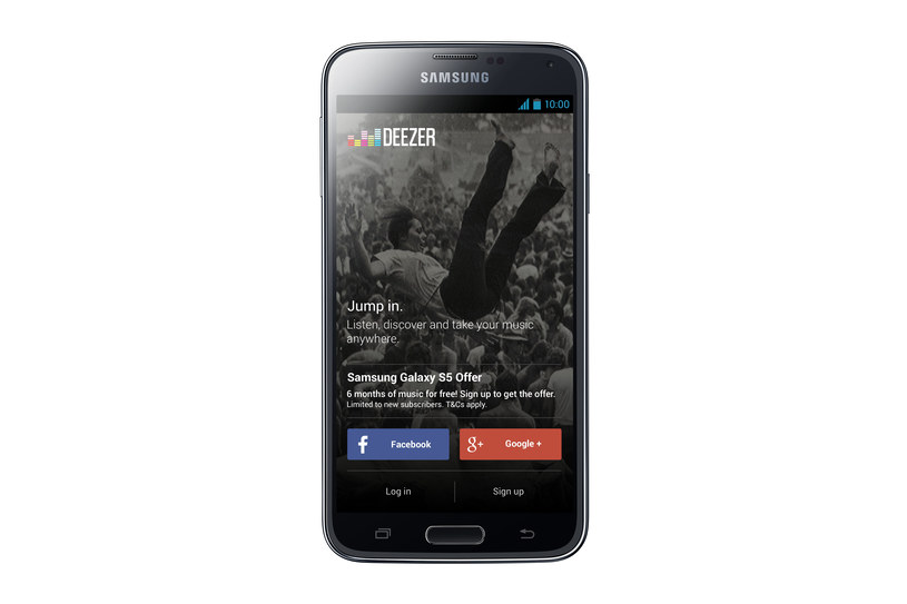 Samsung zapewnia Deezera na 6 miesięcy za darmo do każdego Galaxy S5. /materiały prasowe