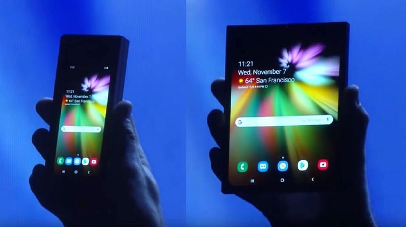 Samsung zaprezentował swój składany smartfon. Robi wrażenie, ale... /Geekweek