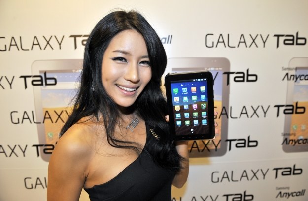 Samsung zasypie nas nowymi tabletami /AFP