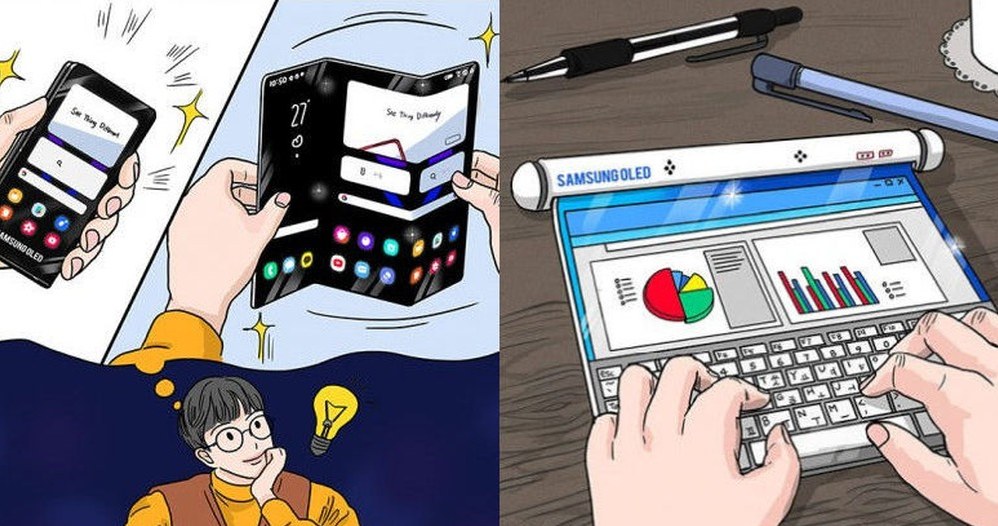 Samsung zwiastuje nowe składane i zwijane wyświetlacze w smartfonach na 2021 rok /Geekweek