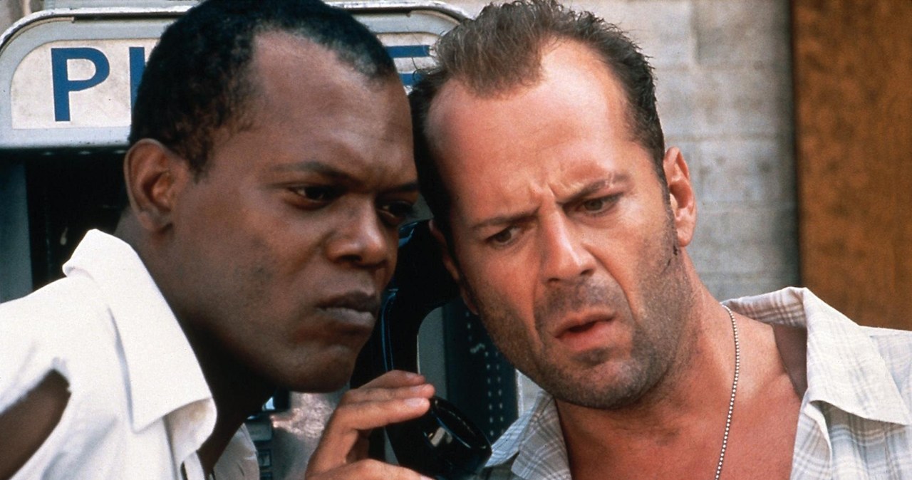 Samuel L. Jackson i Bruce Willis w filmie "Szklana pułapka 3" /AKPA