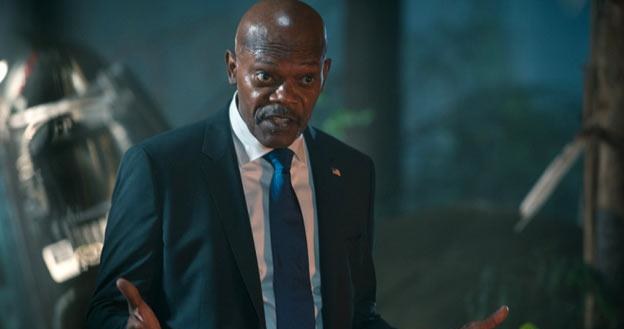 Samuel L. Jackson w filmie "Polowanie na prezydenta" /materiały dystrybutora