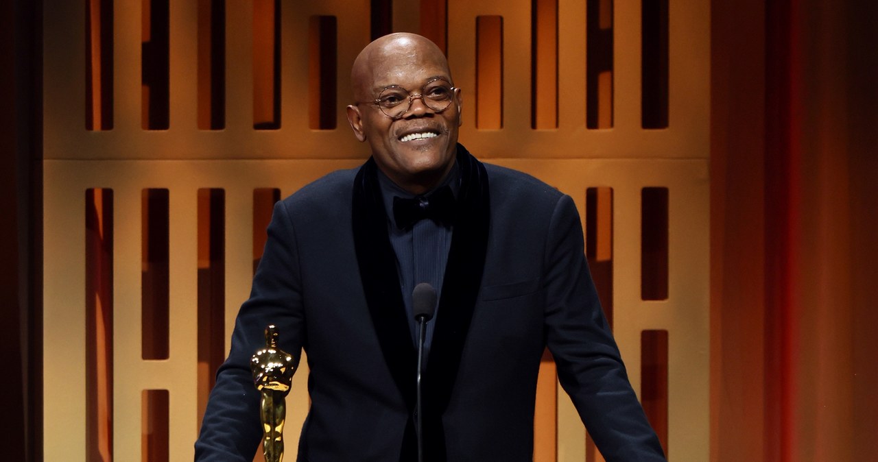 Samuel L. Jackson ze swoim honorowym Oscarem /Mike Coppola / Staff /Getty Images