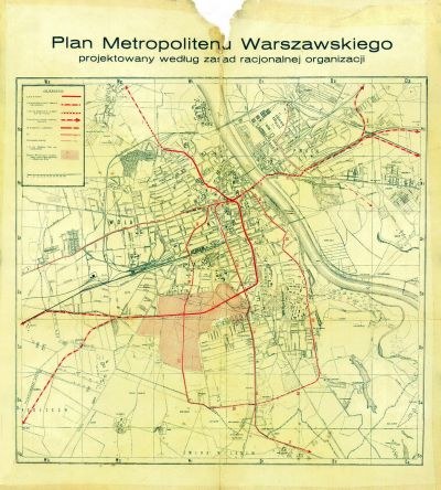 Sanacyjne plany budowy szybkiej kolei w stolicy /Metro Warszawskie /materiały prasowe