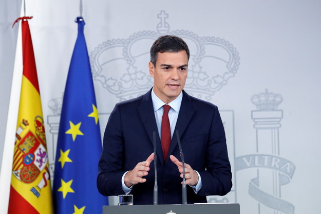 Sanchez podkreślił, że wszelkie przyszłe decyzje dotyczące Gibraltaru będą podejmowane z udziałem Hiszpanii /SERGIO BARRENECHEA /PAP/EPA