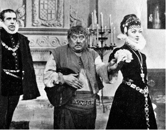 Sancho Pansa (S. Birman, w środku) w filmie Grigorija  Kozincewa Don Kichot, 1957 r. /Encyklopedia Internautica
