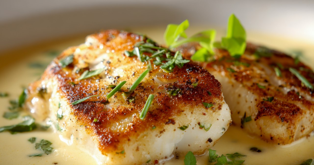 Sandacz w sosie grzybowym to poezja smaku. /mikkiorso /123RF/PICSEL