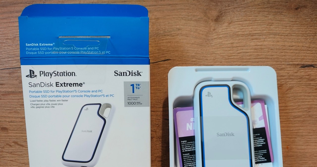 SanDisk Extreme Portable SSD dla PC i PS5 /INTERIA.PL