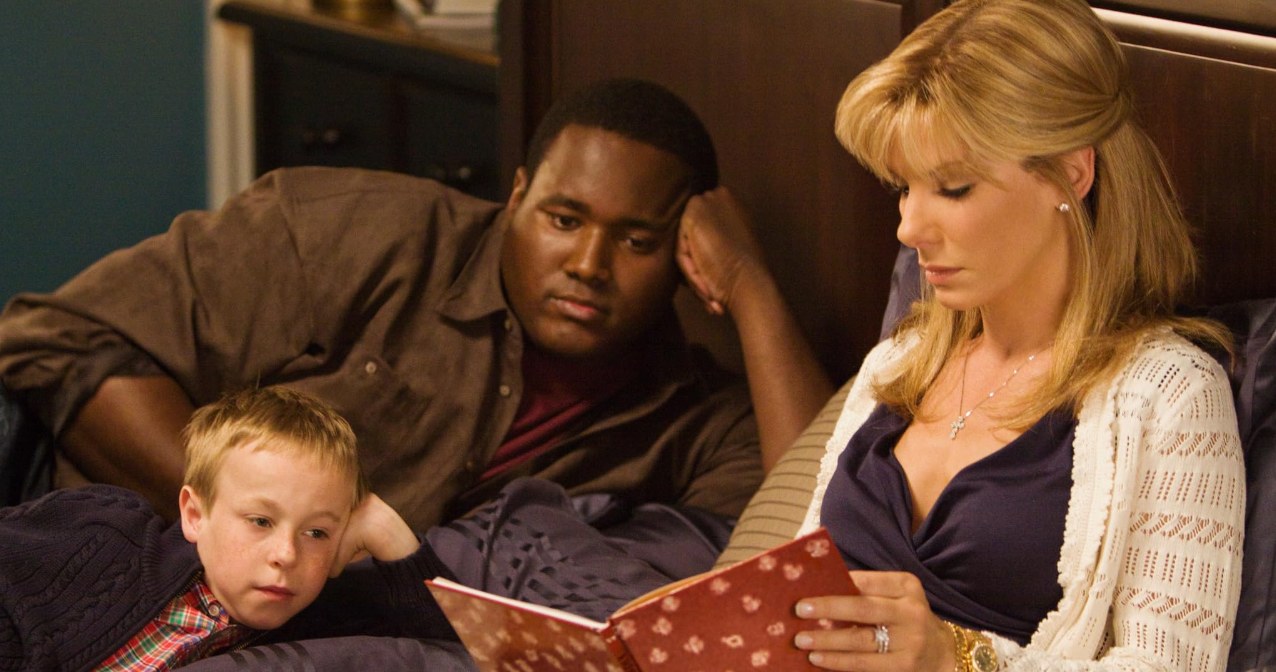 Sandra Bullock, Jae Head i Quinton Aaron w filmie "Wielki Mike. The Blind Side" /materiały prasowe