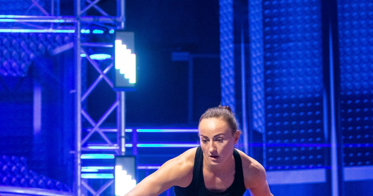 Sandra Drabik na torze "Ninja Warrior Polska" /Maciej Piórko /Polsat