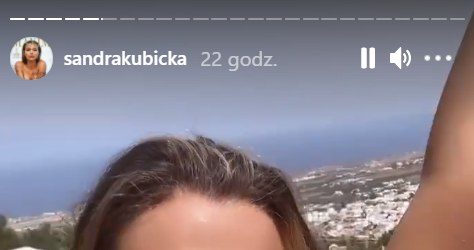 Sandra Kubicka na wakacjach, https://www.instagram.com/sandrakubicka/