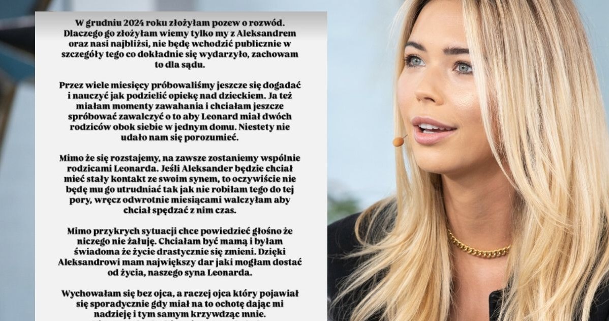 Sandra Kubicka rozwodzi się z Baronem. To już koniec. Wyjawiła szczegóły /Michal Zebrowski/Dzien Dobry TVN/East News/ Instagram: @sandrakubicka /East News