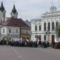 Pół tysiąca osób wyszło na ulice Sanoka