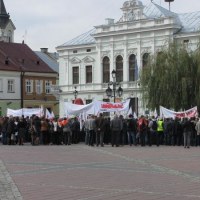 Pół tysiąca osób wyszło na ulice Sanoka