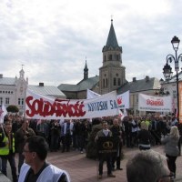 Pół tysiąca osób wyszło na ulice Sanoka
