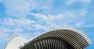 Santiago Calatrava, dworzec kolejowy pod Lyonem /Encyklopedia Internautica