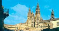 Santiago de Compostela, fasada katedry /Encyklopedia Internautica