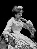 Sarah Bernhardt, fot. Tourtin, 1877 /Encyklopedia Internautica