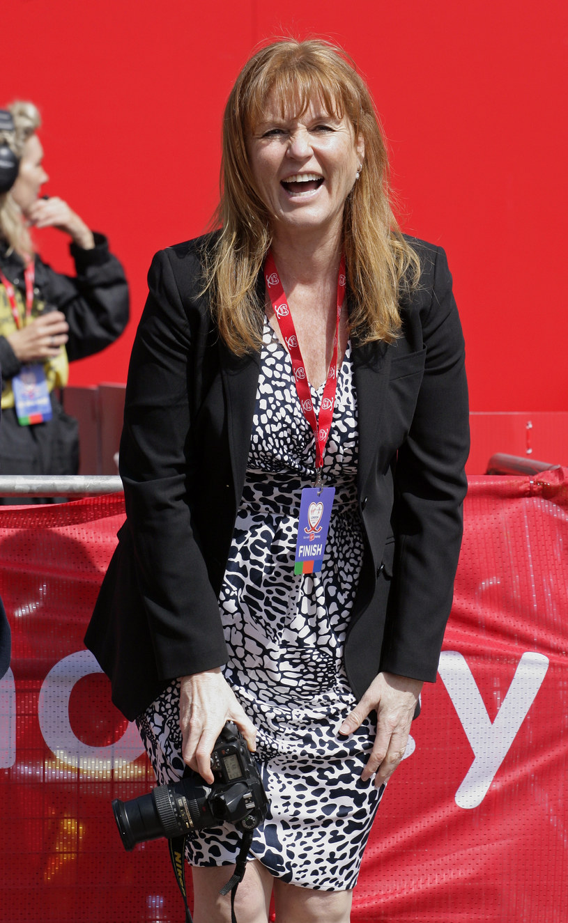 Sarah Ferguson z aparatem /Indigo/Getty Images /Getty Images