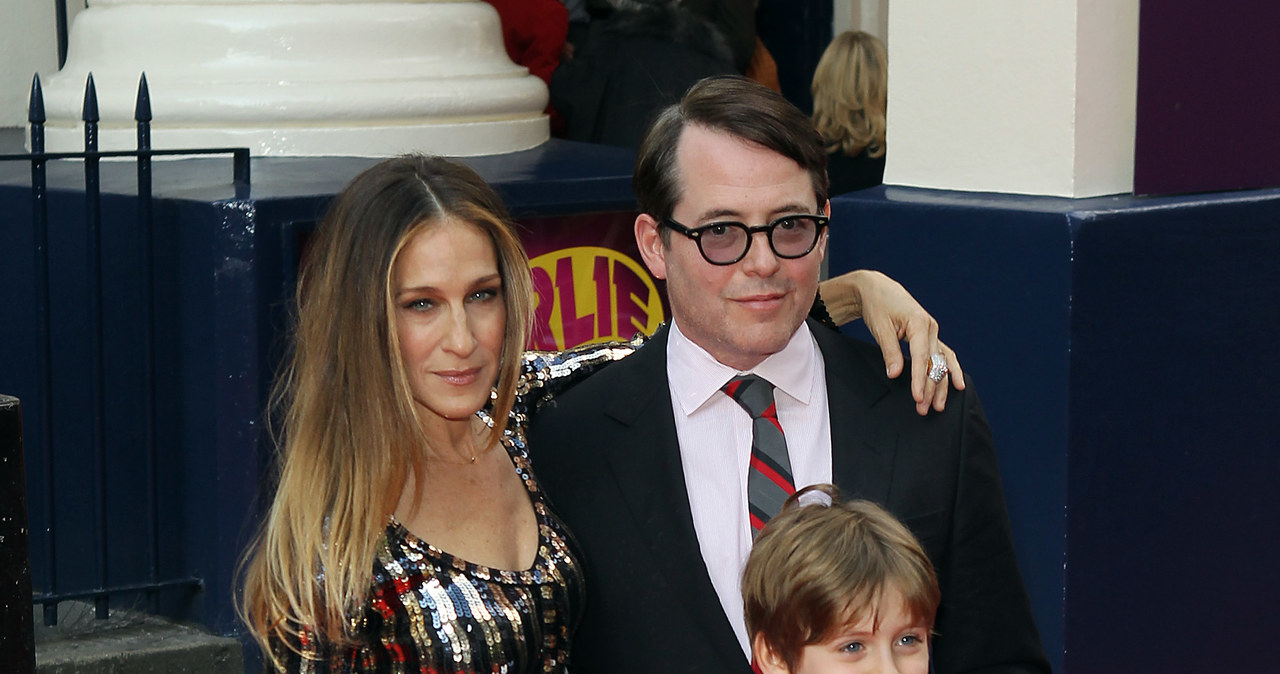 Sarah Jessica Parker i Matthew Broderick z synem /Neil P. Mockford /Getty Images