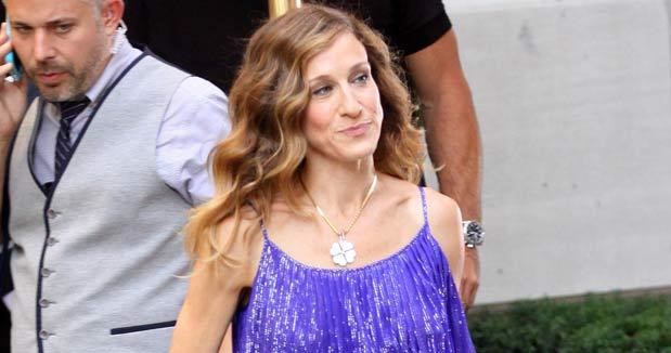 Sarah Jessica Parker na planie "Seksu w wielkim mieście 2" &nbsp; /Splashnews