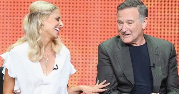 Sarah Michelle Gellar i Robin Williams w lipcu 2013 roku, fot. Frederick M. Brown /Getty Images