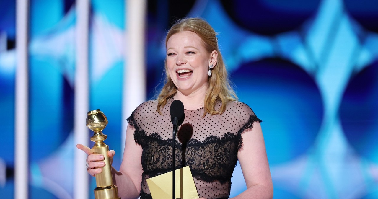 Sarah Snook podczas 81. rozdania Złotych Globów /Rich Polk/Golden Globes 2024 / Contributor /Getty Images