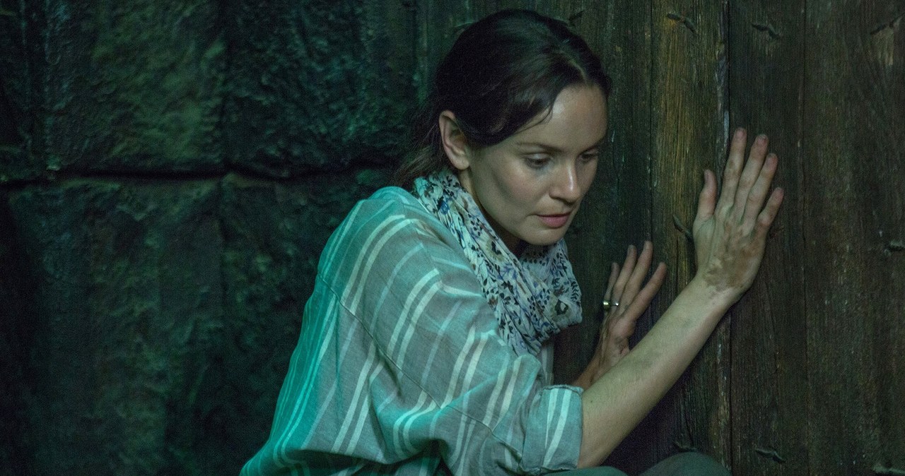 Sarah Wayne Callies w scenie z horroru "Po tamtej stronie drzwi" /materiały prasowe