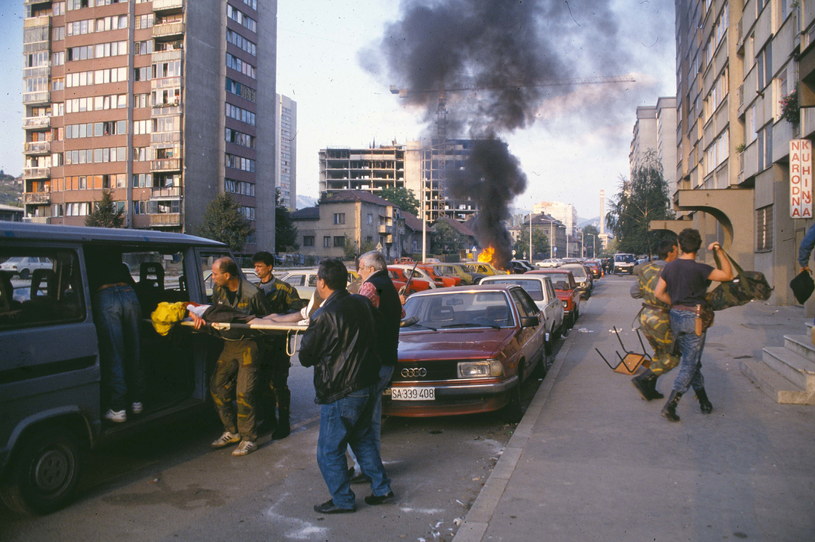 Sarajewo w 1992 roku /Getty Images