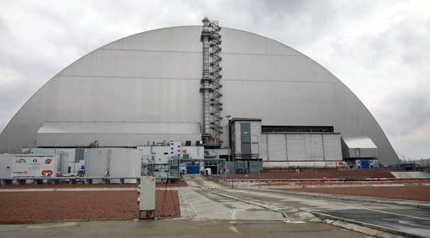 Sarkofag elektrowni w Czarnobylu /	Volodymyr Tarasov / Avalon /PAP/EPA