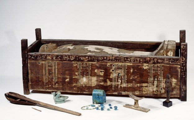 Sarkofag Tadji z Abusir el-Meleq /bpk/Aegyptisches Museum und Papyrussammlung, SMB/Sandra Steiss /materiały prasowe