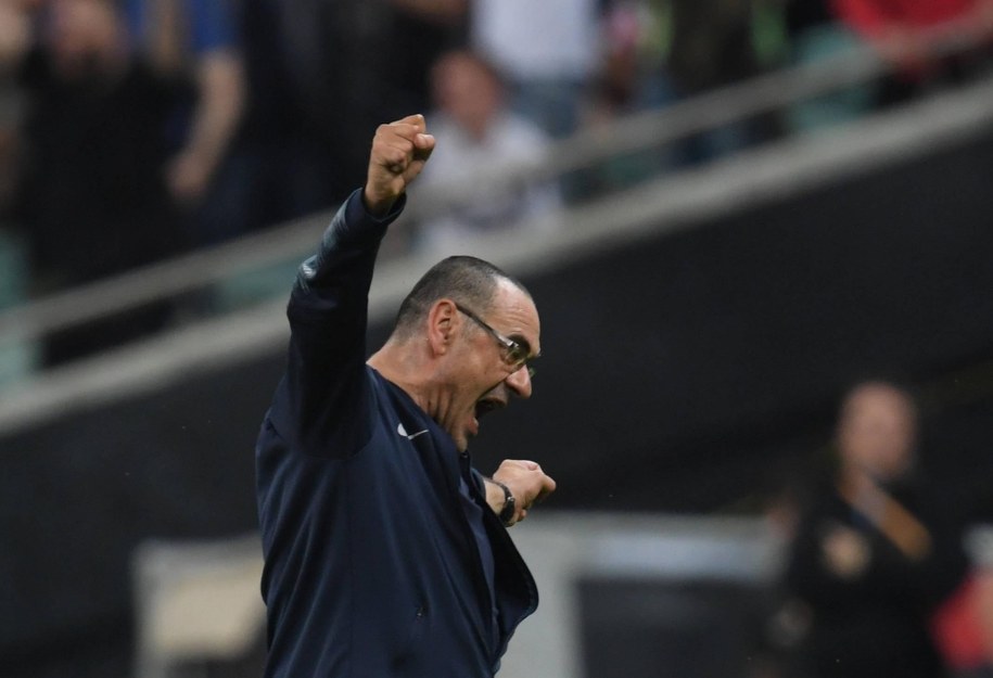 Sarri podpisał trzyletni kontrakt z Juventusem /ARNE DEDERT  /PAP/DPA