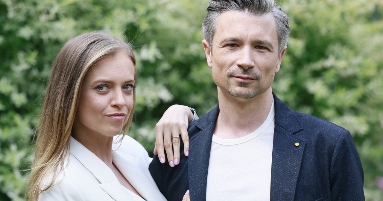 Sasha Strunin i Piotr Bajtlik wzięli ślub /FORUM /Agencja FORUM