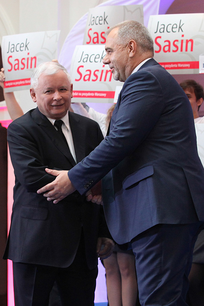 Sasin i Kaczyński /- /East News