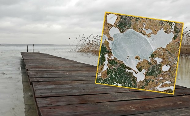 Satelita ujawnia niebezpieczne miejsca na Śniardwach