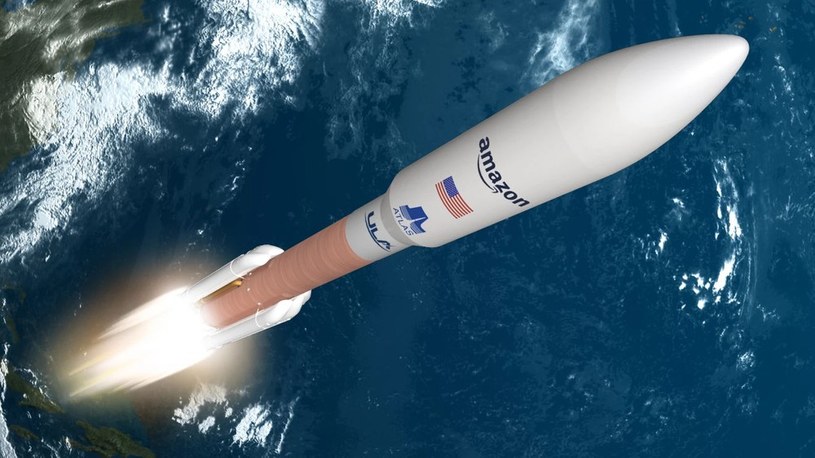 Satelity kosmicznego internetu od Amazonu polecą na orbitę rakietami Atlas V /Geekweek