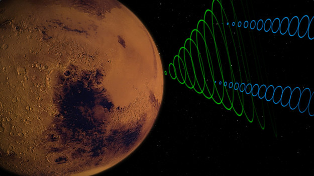 Satelity MarCO CubeSats przekazujące na Ziemię sygnał z InSight / NASA/JPL-Caltech /Materiały prasowe