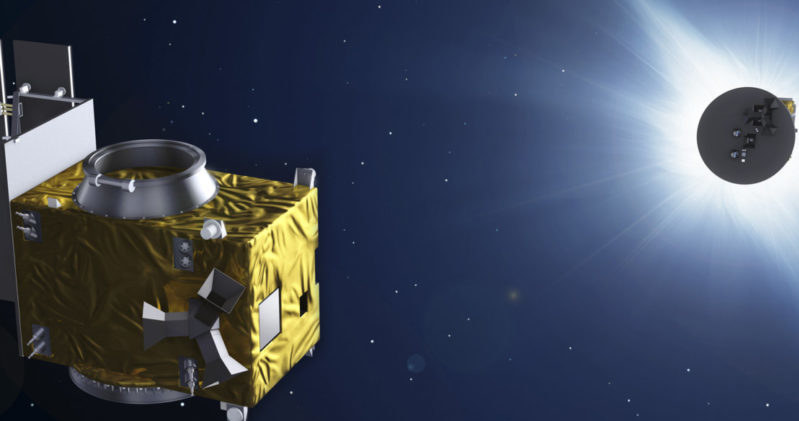 Satelity Proba-3 obserwują koronę słoneczną /materiały prasowe