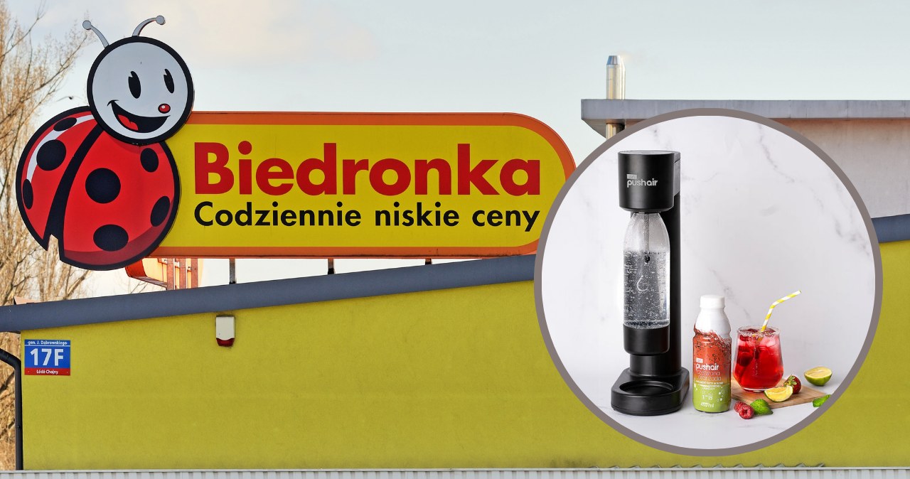 Saturator do wody znów w Biedronce! /adobestock/Biedronka /INTERIA.PL