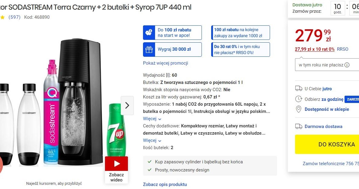 Saturator SodaStream w Media Expert! /Media Expert /INTERIA.PL