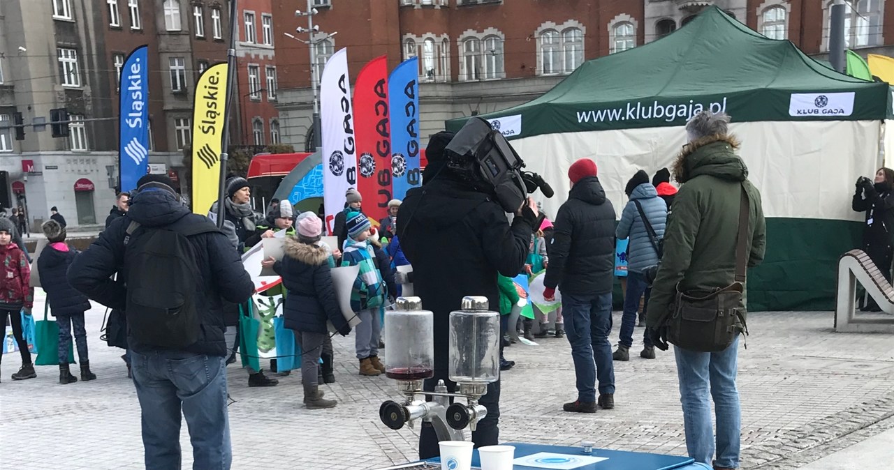 Saturator stanął na katowickim rynku