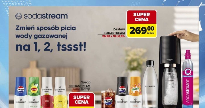Saturatory i akcesoria - pełen zestaw w Carrefour /Carrefour Polska /INTERIA.PL