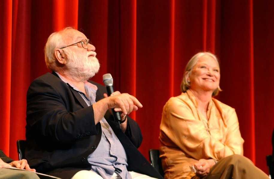 Saul Zaentz i Louise Fletche /JON DIDIER/AMPAS  /PAP/EPA