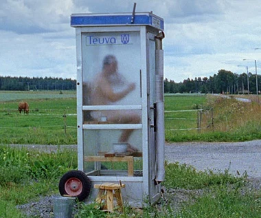 Sauna w budce telefonicznej!