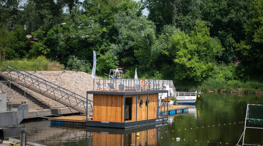 Sauna Wisła Śródmieście - zrealizowana w ramach budżetu obywatelskiego /Urząd Miasta Warszawy /