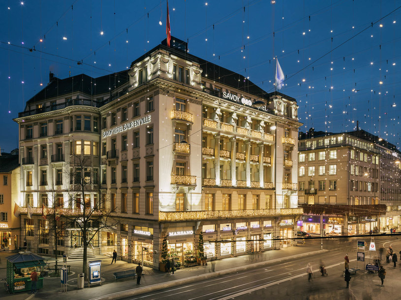 Savoy Hotel Baur en Ville w Zurychu /Informacja prasowa